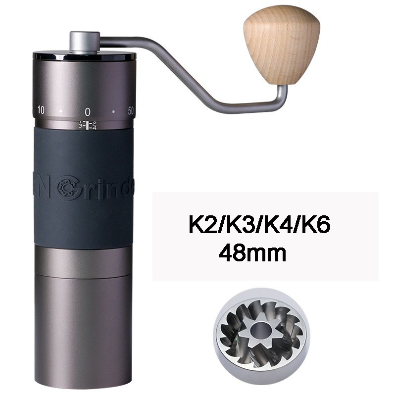 Kingrinder K2/K3/K4/K6 Manual Coffee Grinder 48mm burr Stainless Steel Adjustable Setting Hand Coffe