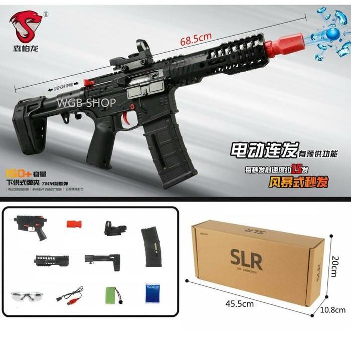 abmg- Mainan Slr Cqb Sbl Blowback Watergel Blaster Kids