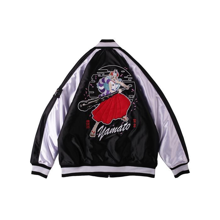 W.Essentiels X One Piece Sukajan Yamato Souvenir Jacket Black/White