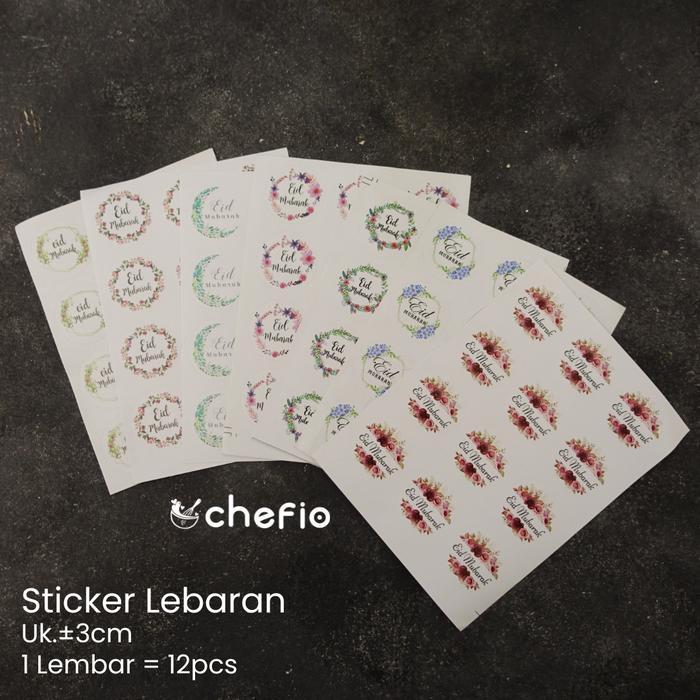 Sticker Thank You Lebaran Imlek Natal Toples Gift Kotak Kue