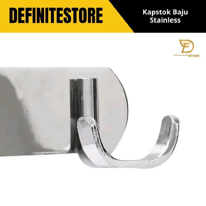 Gantungan Baju Kamar Mandi Stainless Gantungan Baju Dinding Stainless Kapstok Rak Gantungan Baju