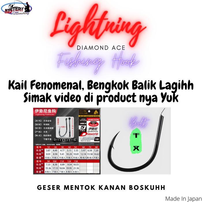 Kail Carbon Tipis Kuat Made In Japan Sangat Tajam Merk Lightning Boltm #Gratisongkir