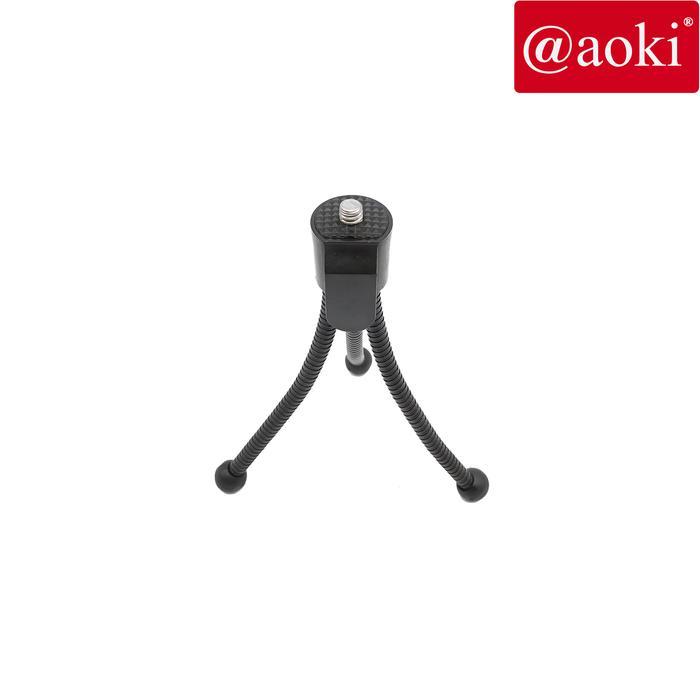 Aoki Tripod senter kepala kaki senter kepala holder bahan besi