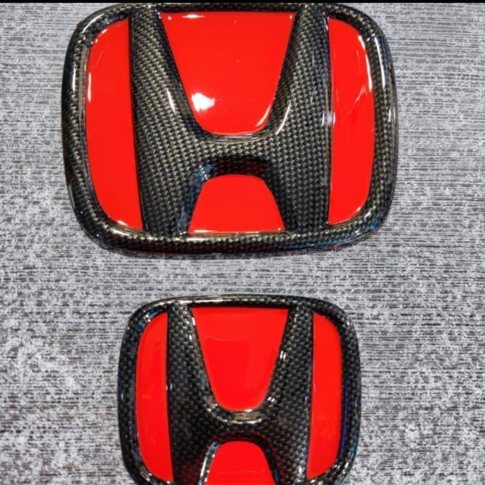 Emblem Honda Carbon Honda Hrv 2016-2021
