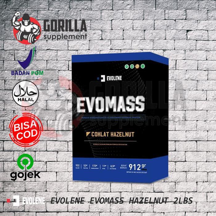 Evolene Evomass Coklat Hazelnut 2lbs 2lb 912 Gram