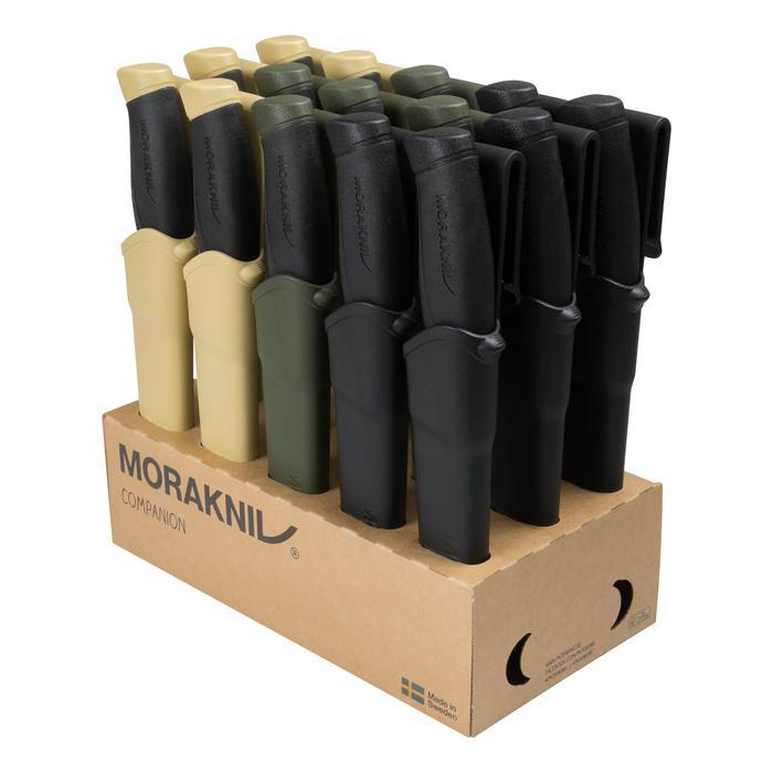 Ready Morakniv Companion (S) - Stainless Steel / Bushcraft Outdoor Knife