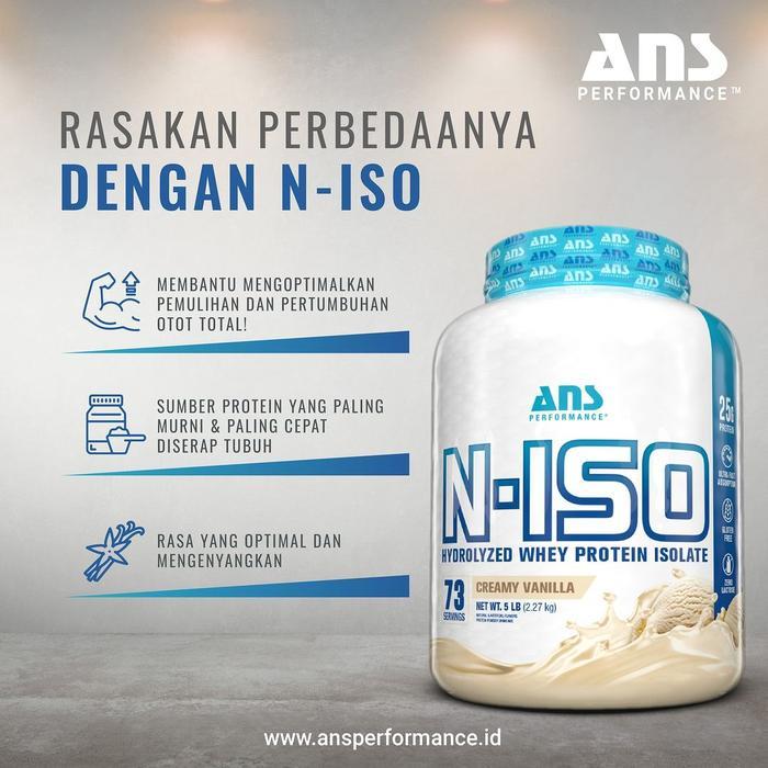 Ans N Iso 5Lb Hydrolized Whey Protein Isolate Ans N-Iso Niso Terlaris