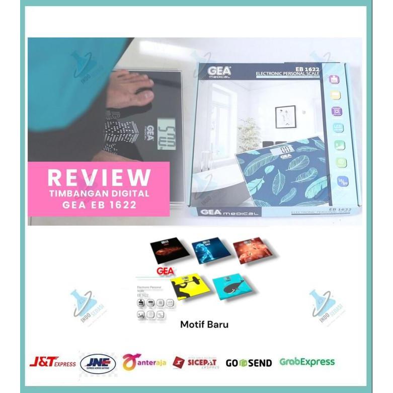 d95o- Gea Eb 1622 Timbangan Badan Digital Merk Gea Motif/ Eb1622