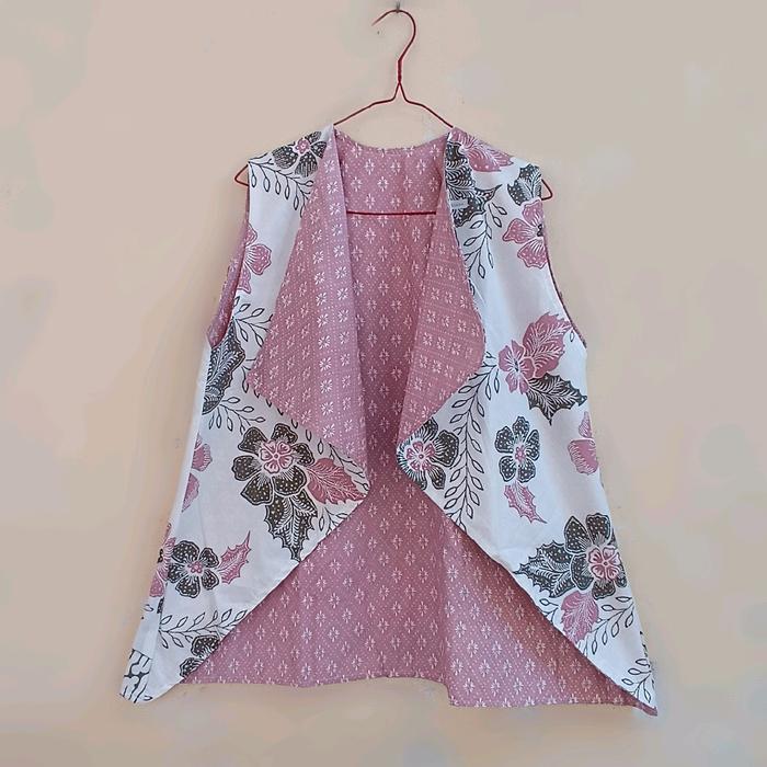 Outer Yukensi Motif Bolak Balik /Vest Batik Dua Motif Rompi Batik