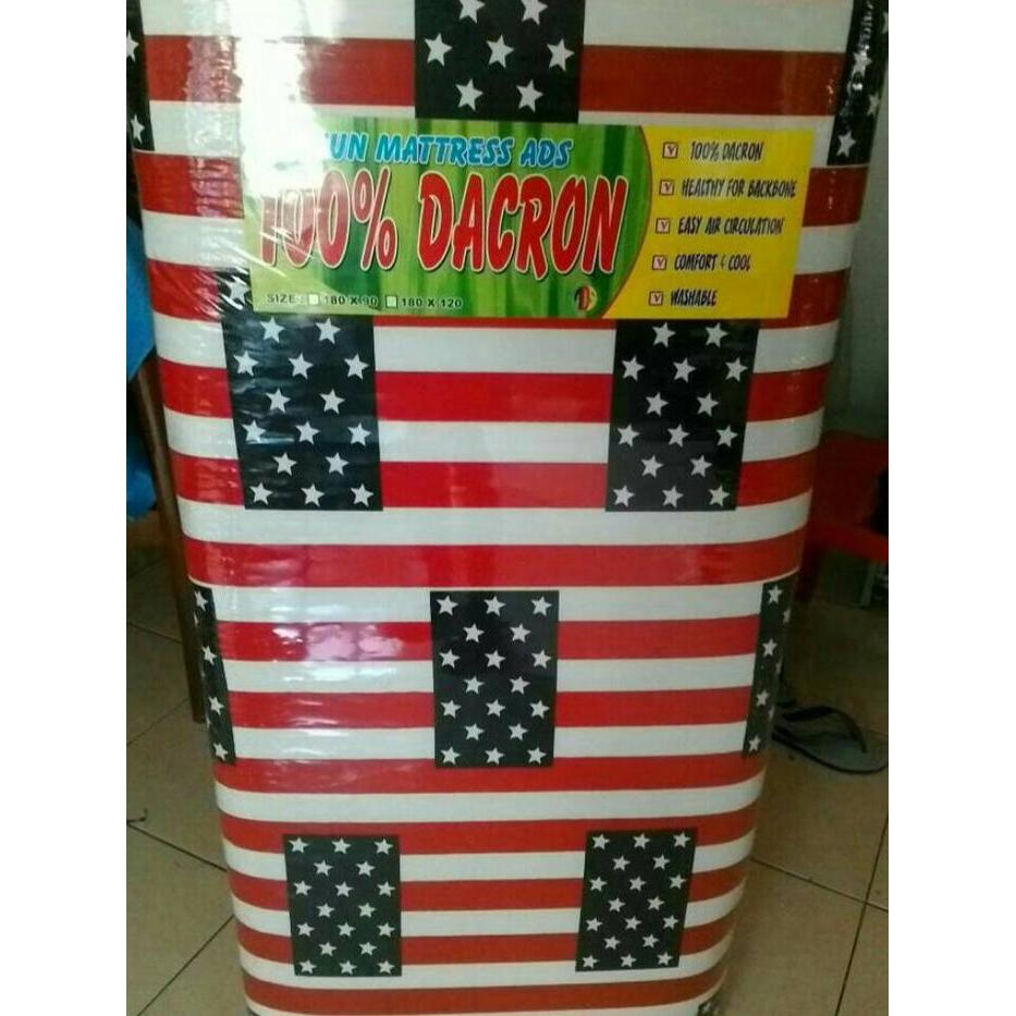 Kasur Busa / Matras 100% Dacron Ukuran 180 x 120 cm