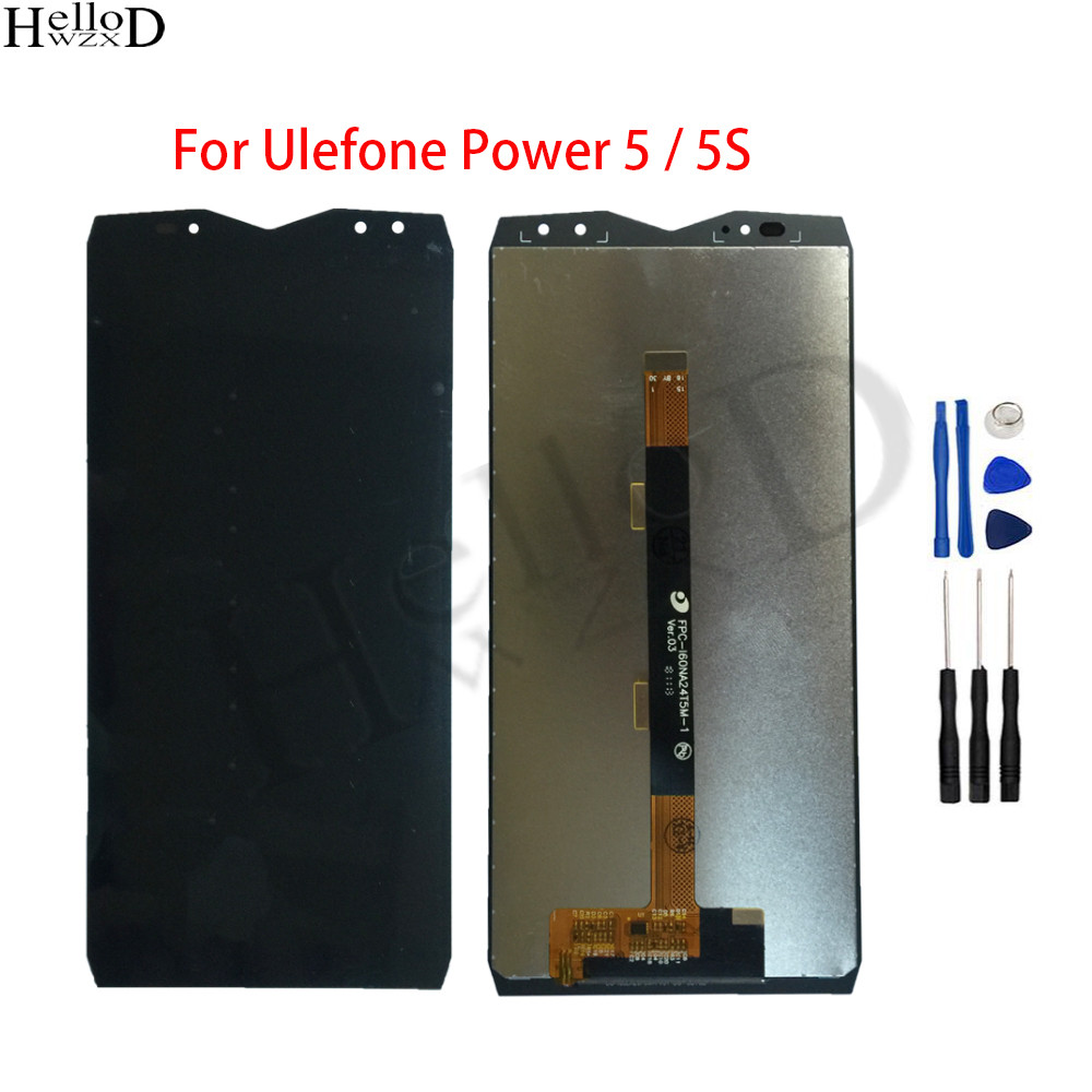 Mobile LCD Display For Ulefone Power 5 LCD Display Touch Screen Sensor For Ulefone Power 5S Digitize
