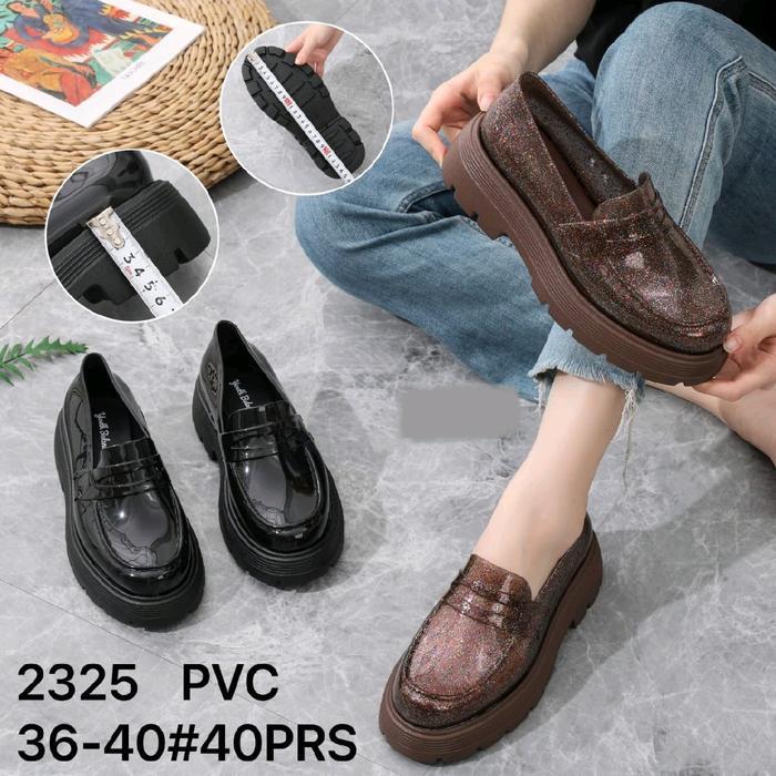 Spesial Sepatu Wanita Wedges Youth Balance 2325 Pvc Ringan Elegan Karet Shoes Sneakers Sendal Cewek