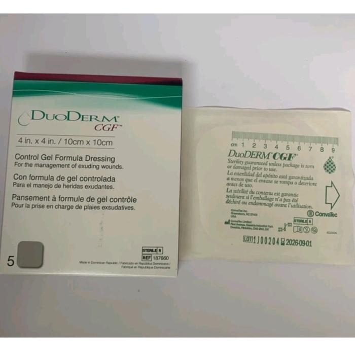 Sedia duoderm cgf harga perlembar 10cm x 10cm dressing untuk luka diabetes Perban Plester