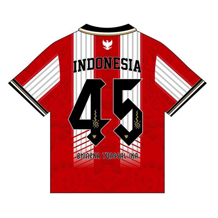 PROMISE Jersey Indonesia Kemerdekaan 45 Black Unisex Jumbo Sport Dri-fit Milano Full Printing