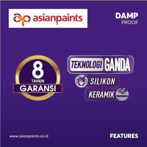 Cat Pelapis Anti Bocor Waterproofing Asian Paint Damp Proof 4Kg - Tinting