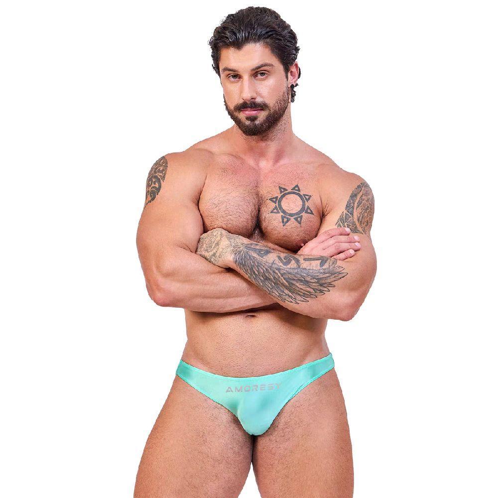 Amoresy Atlas Semi Transparan Brief + Swim Glossy - Cabbage Brief, L