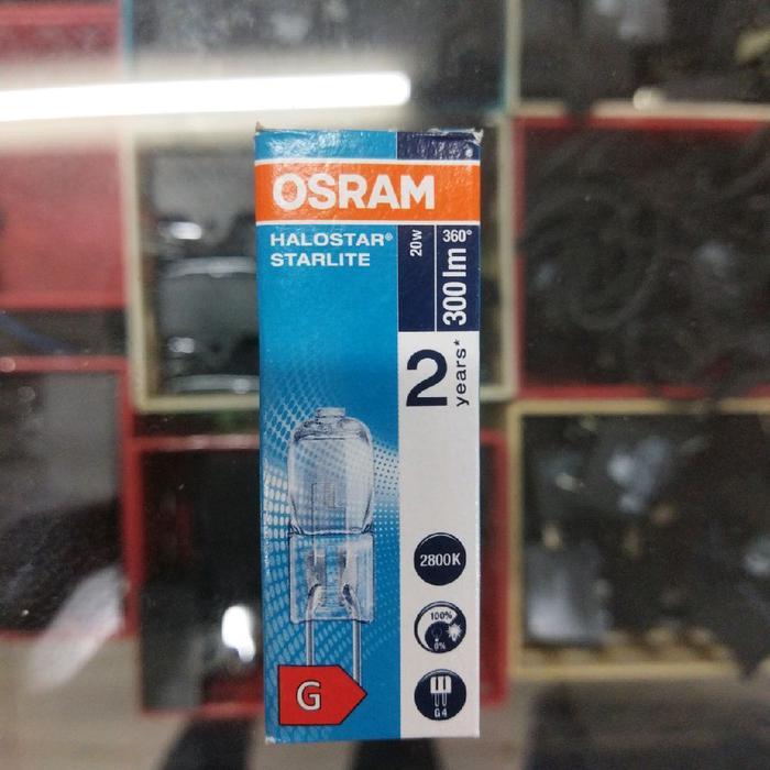BERKUALITAS Halogen Kacang Osram Dua Pin 12 Volt 12v 20 Watt 20w 64425 Germany