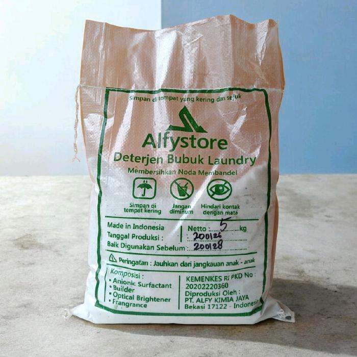 Deterjen bubuk curah Detergen Laundry cair paket 5kg sampe day