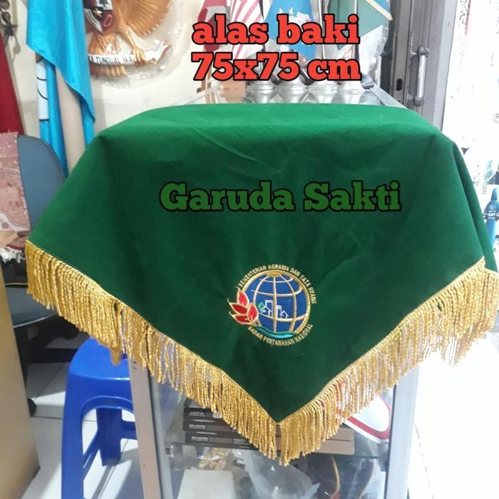 Alas/Taplak baki logo BPN RI beludru