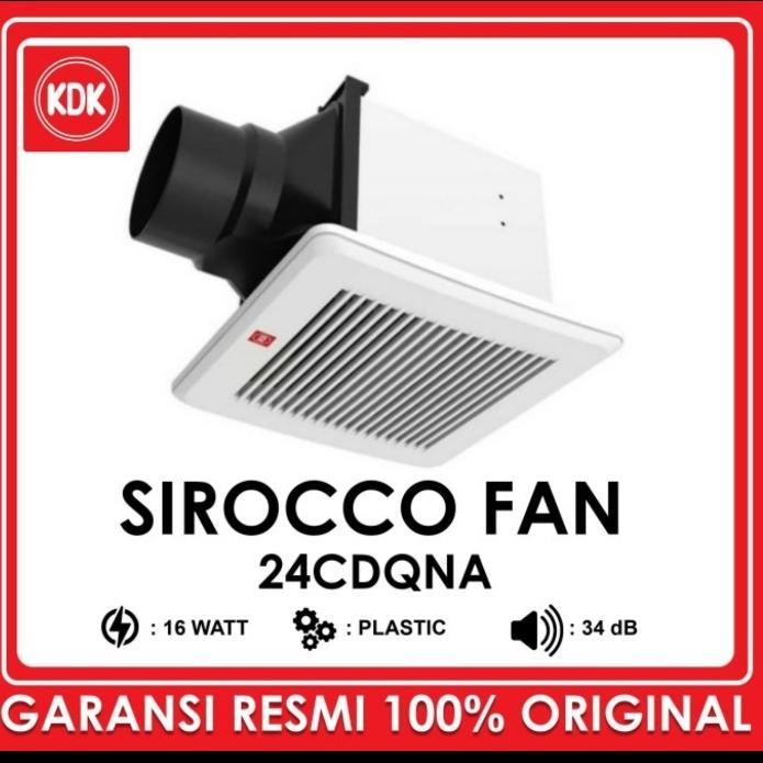 Exhaust Fan KDK 24 CDQNA Plafon SIROCCO FAN 24CDQNA