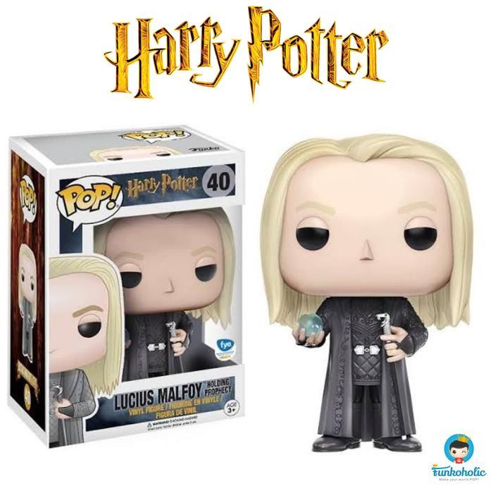 FUNKO POP HARRY POTTER - LUCIUS MALFOY HOLDING PROPHECY FYE STICKERED