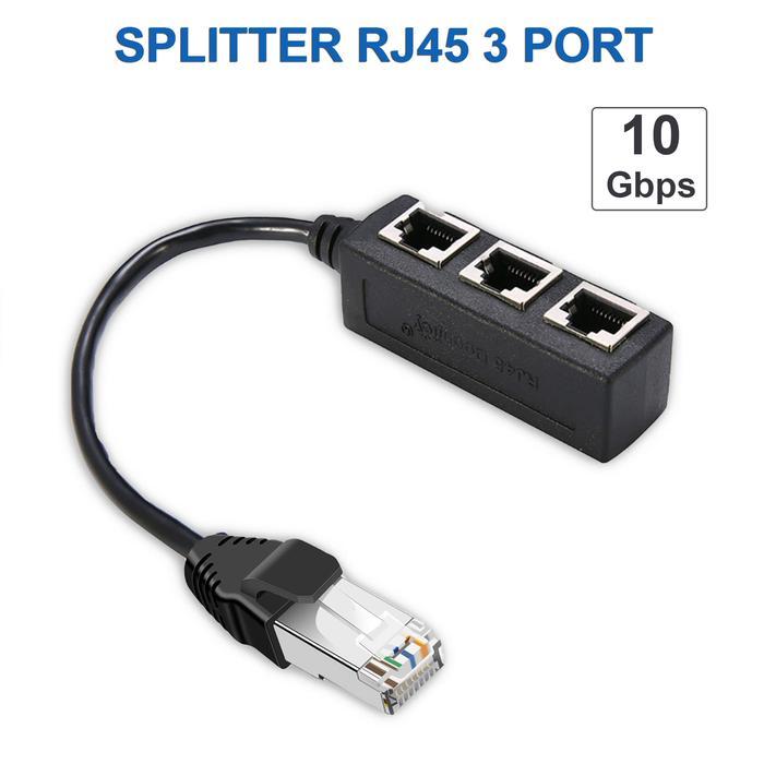 Kabel Splitter RJ45 3 port