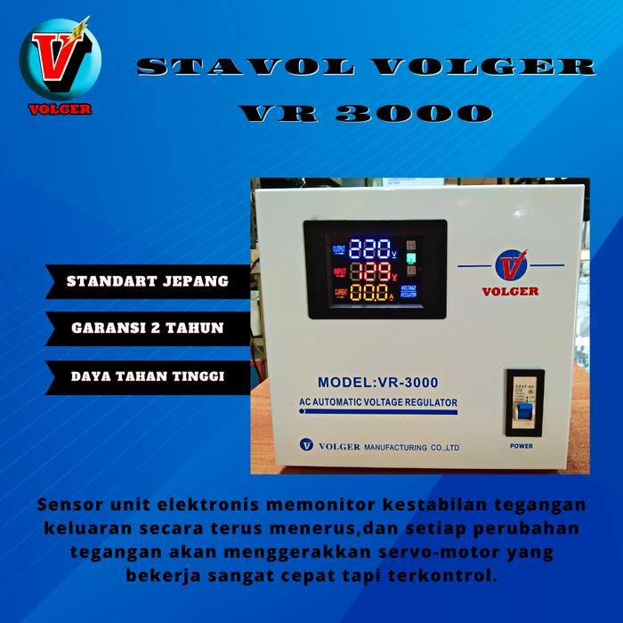 Stavolt Volger Vr 3000 - Stabilizer Listrik Volger 3000 Watt