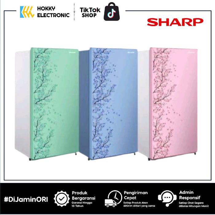 SHARP-Kulkas 1 pintu SJ-N162D SHARP SJN 162D Low Watt 133 Liter kirei series