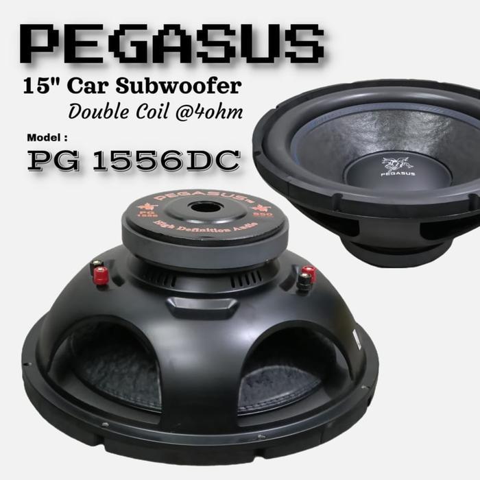 Premium Quality Subwoofer Pegasus 15 Inch Double Coil 850 Watt Baru
