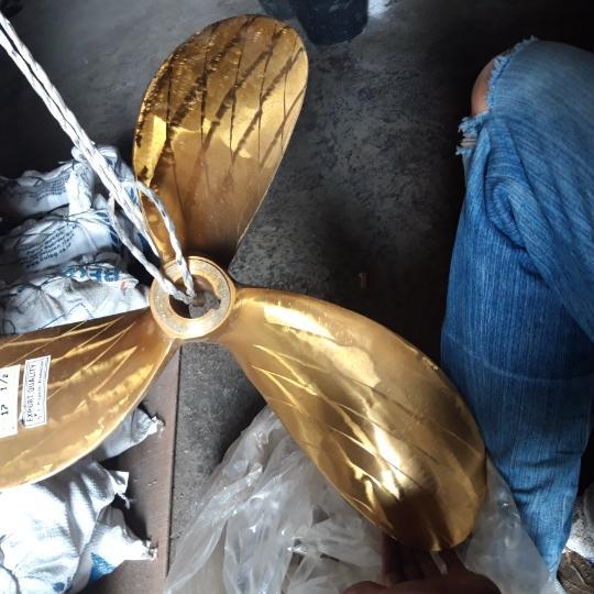 propeller kuningan kipas baling baling kapal no. 17 - 25