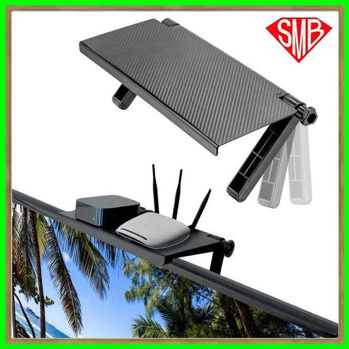 Bracket Rak Gantung Stand Rak Atas TV Bracket Tv Screen Top Shelf Tatakan Holder Ambalan Atas TV Rak