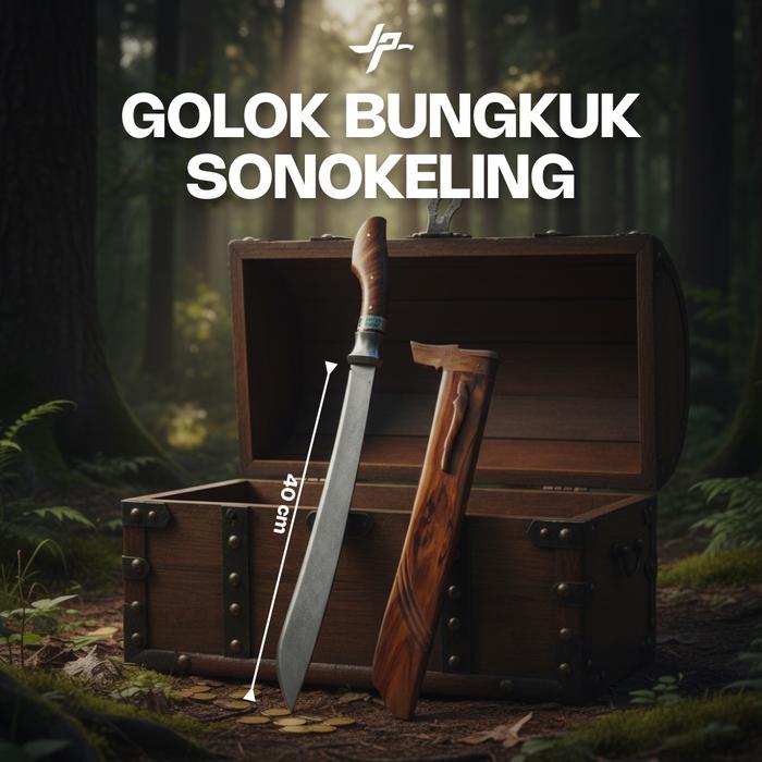 Juragan Pisau Golok Parang kebun Baja Per Asli Sup9 Super Tajam dan Kuat Tebas Kayu Bambu Pohon