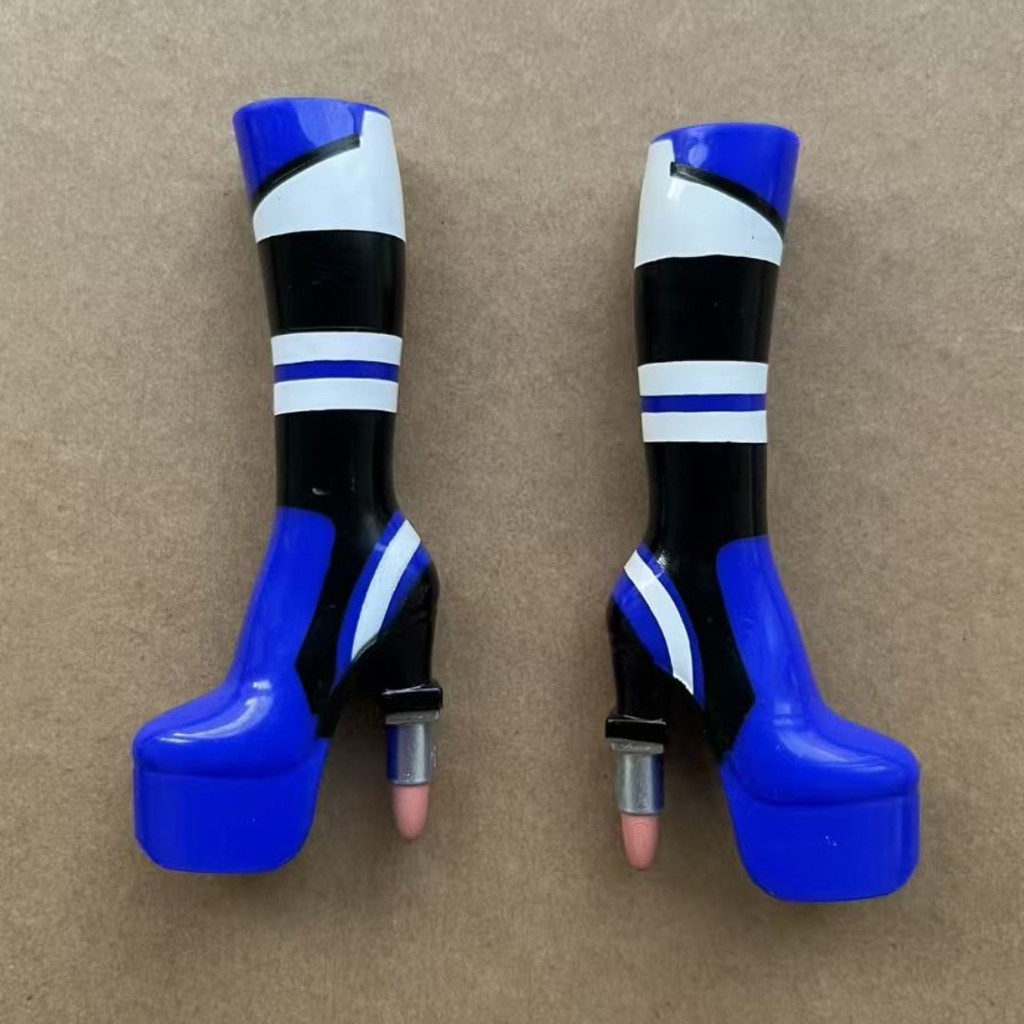 lassi Daning Doll High Heels Shoe Thik Heel Styles Available in Brown Blak White Blue Beige Purple