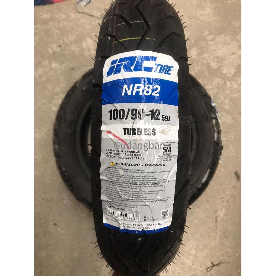 Michelin Otopart - Irc Nr82 Road Sport 100 90 12 Nr 82 Ban Luar Scoopy Ring 12