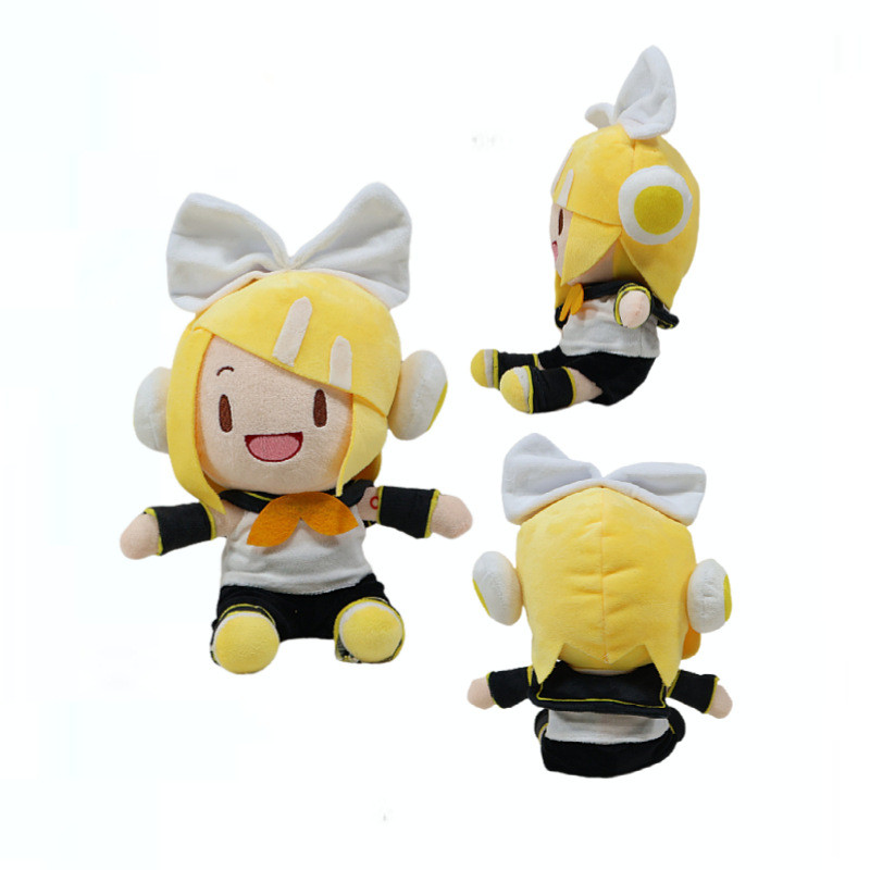 Kagamine Len Rin Hatsune Miku Vocaloid Plush Doll Stuffed Toy Anime Figure New Arrival Cross Border