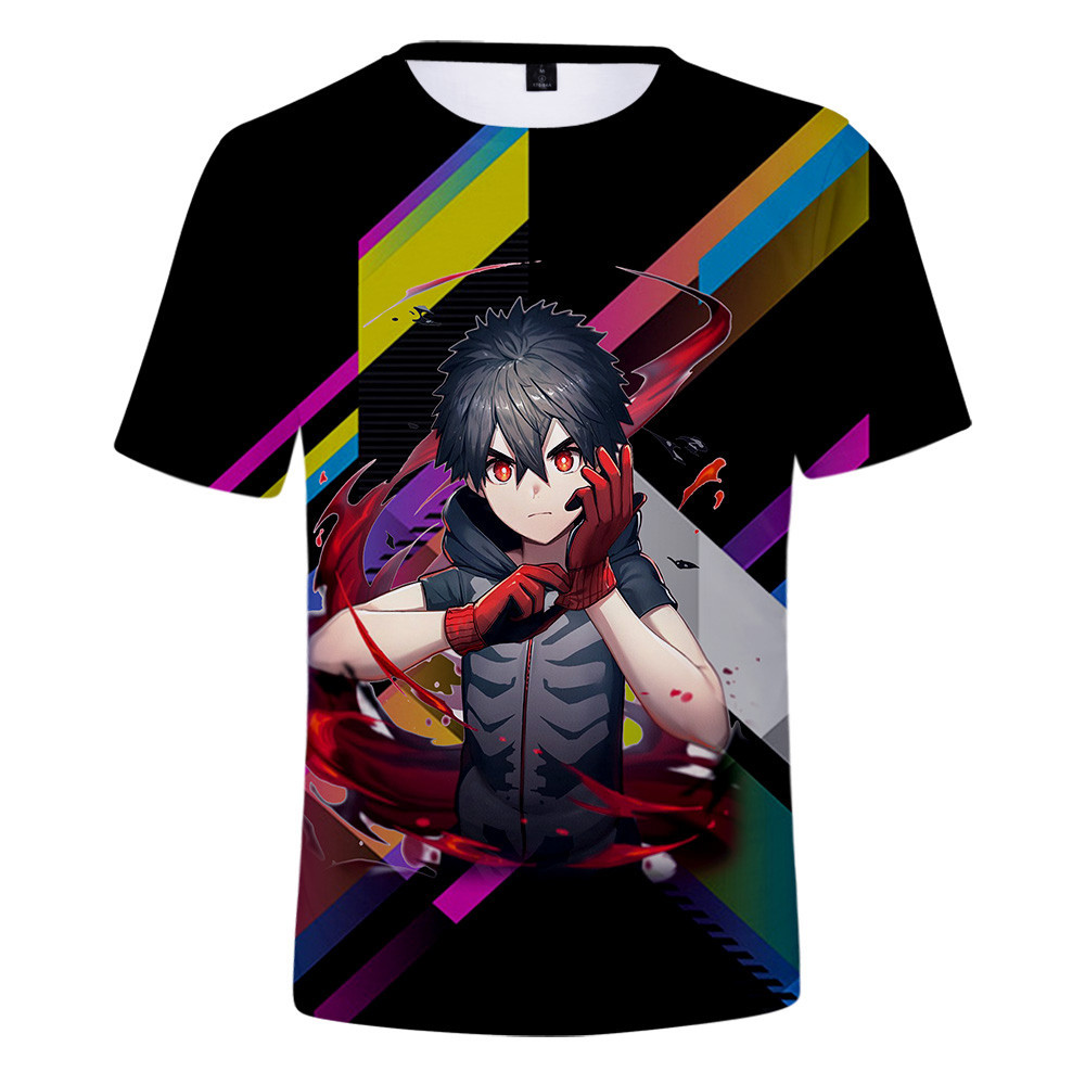 Kaos Bermotif Anime Kemono Jihen Harajuku Populer