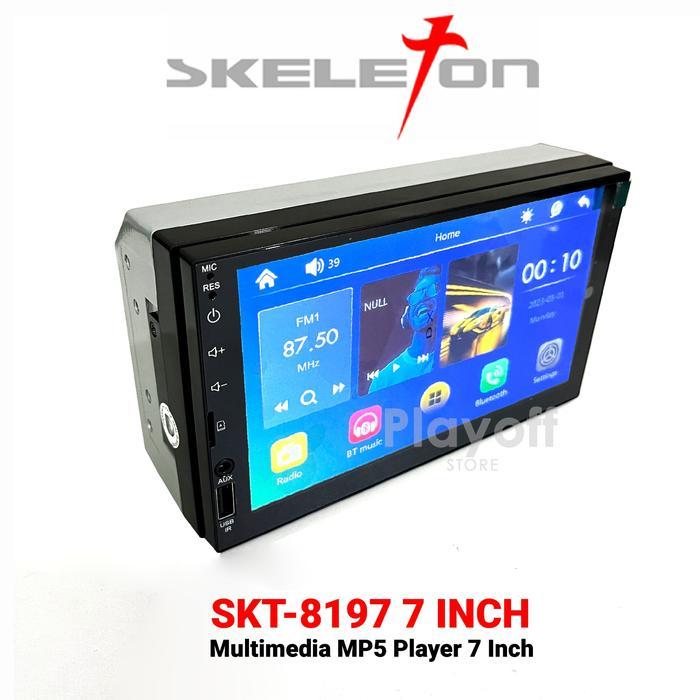 TAPE MOBIL DOUBLE DIN MP5 SKELETON HEAD UNIT BODY PENDEK FULL TOUCH SCREEN BLUETOOTH USB MIRRORLINK