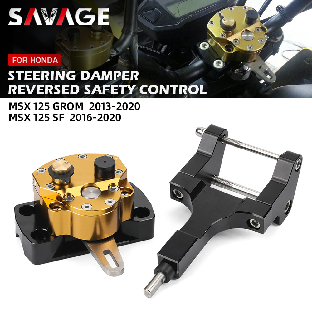 Steering Damper Stabilizer For HONDA MSX125 Grom 125 MSX SF 2013-2020