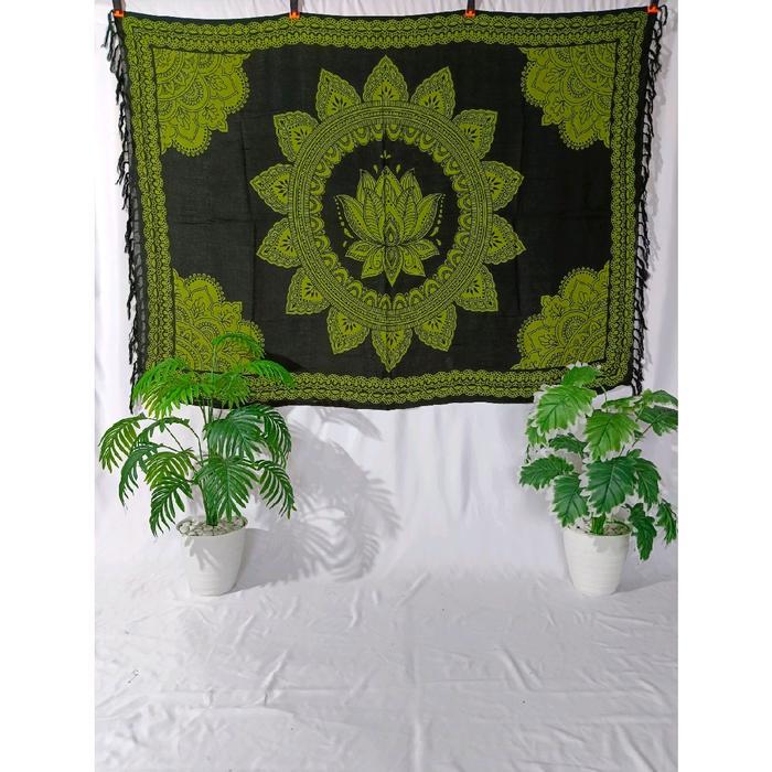 KAIN BALI PANTAI MOTIF TERATAI EXPORT - SARUNG WANITA - SARUNG BALI - KAIN PANTAI - KAIN UNTUK