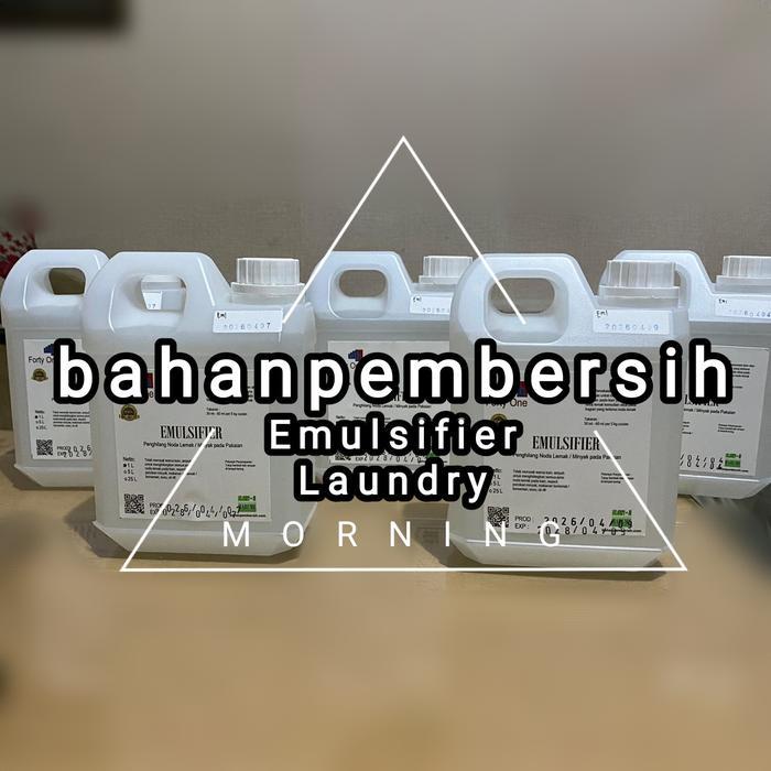 READY Emulsifier Laundry 1 Liter Forty One by Kleen-R Penghilang Noda Minyak Lemak Oil dll pada