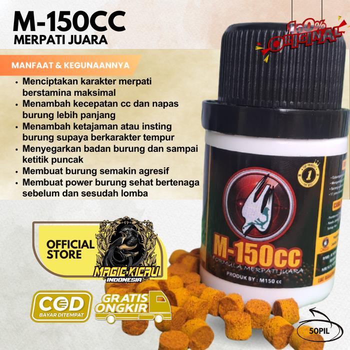 M150cc Pil isi 50pcs Vitamin Burung Dara atau Merpati Kemasan Ekonomis