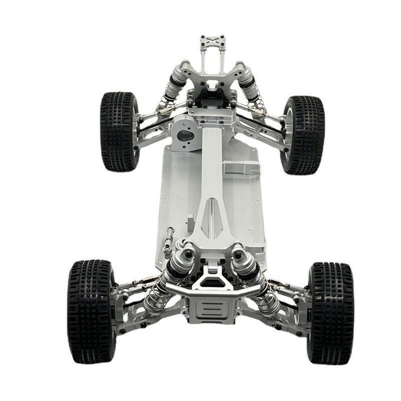 For WLtoys 112 124017 124019 RC Car Metal Frame Chassis Front bumper Shock absorbers Shock Tower