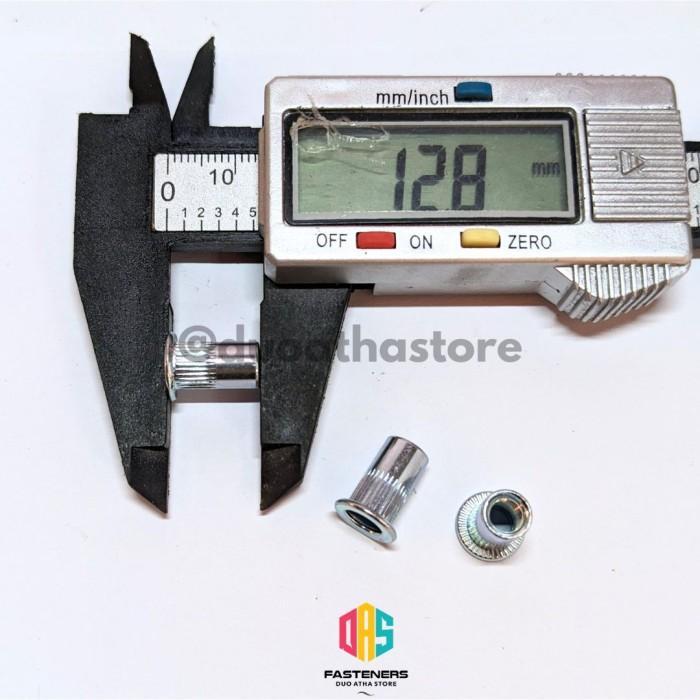 Rivet Nut Putih M5 / Insert Nut M5 / Mur Rivet M5 / Mur Furniture M5