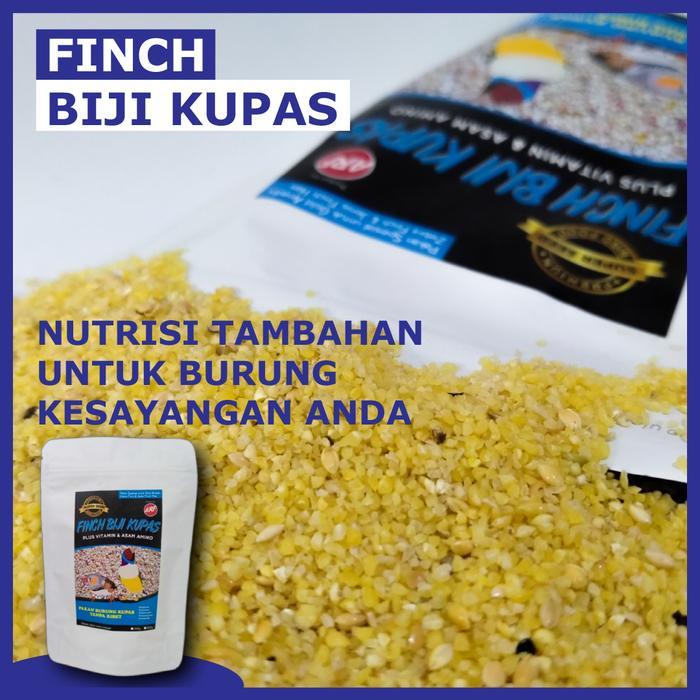PAKAN BURUNG FINCH TANPA KULIT UNTUK BURUNG ZEBRA,EMPRIT JEPANG DLL