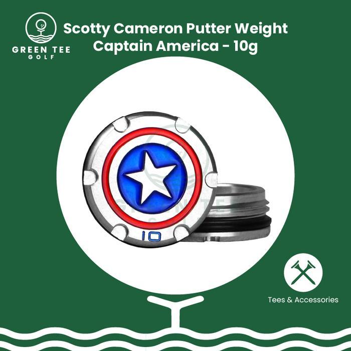 Golf Scotty Cameron Putter Weight Captain America 1 Pair Pemberat Putter Scotty Cameron