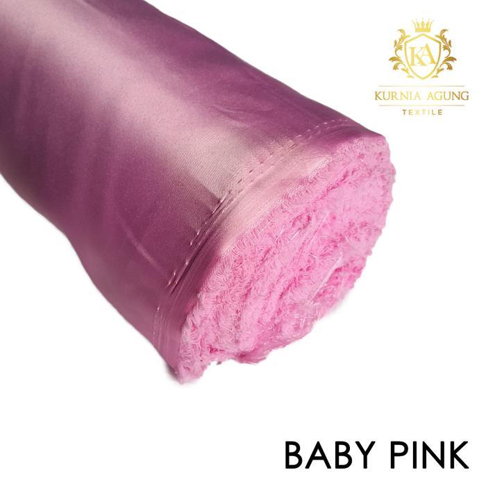 Kain Satin Velvet Roll X 150Cm Lebar Premium By Roberto Cavali Terang