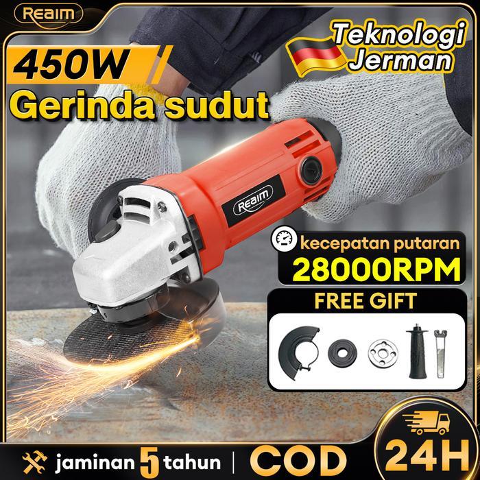 Laxton Gerinda Tangan 4 Inch Angle Grinder + Mata Potong
