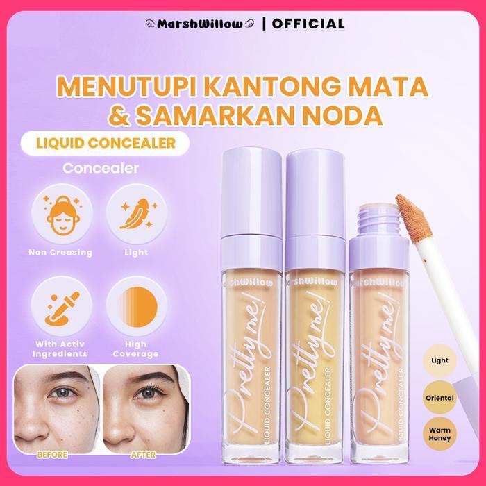 Marshwillow Pretty Me Liquid Concealer With Niacinamide - Oriental