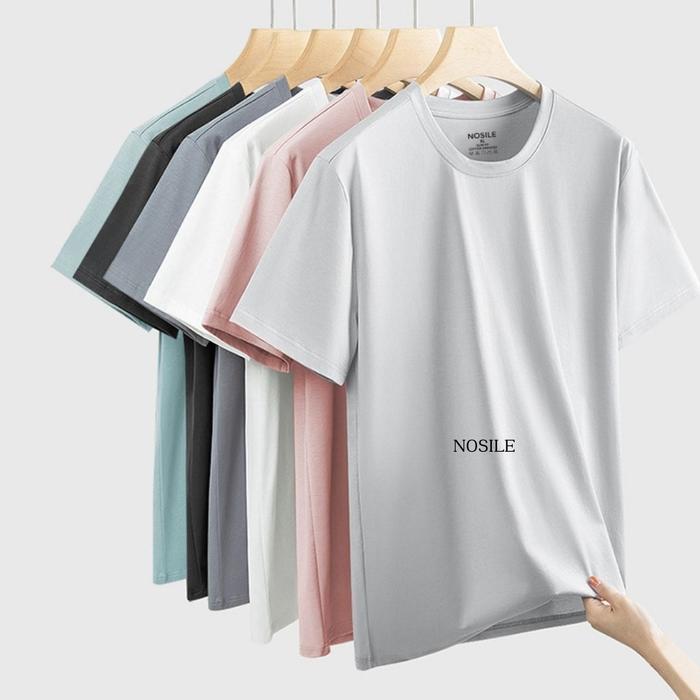 Nosile Kaos Polos T-Shirt Unisex Cotton Combed 40s