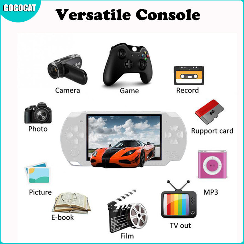 Handheld Game Console 4.3 inch screen mp4 player MP5 game player real